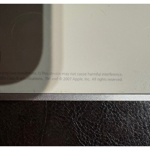 Apple Wireless Keyboard Bluetooth White Model# A1255 2007 - Picture 7 of 7